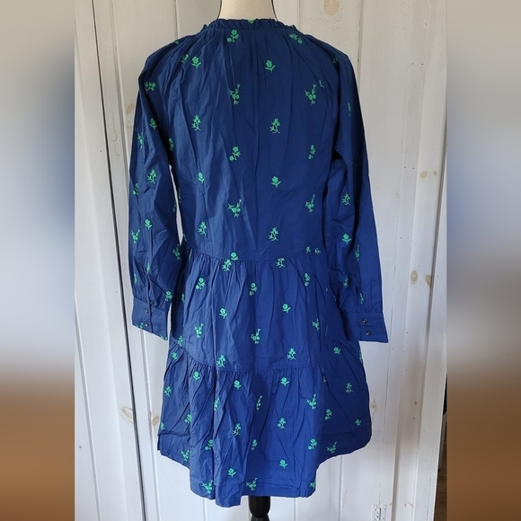 Hatley Maddy Popover Embroidered Flower Dress - Picture 3 of 14